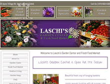 Tablet Screenshot of laschisgardencenter.com